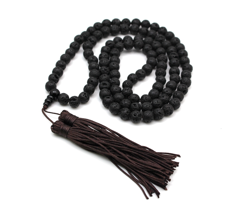 black buddha beads